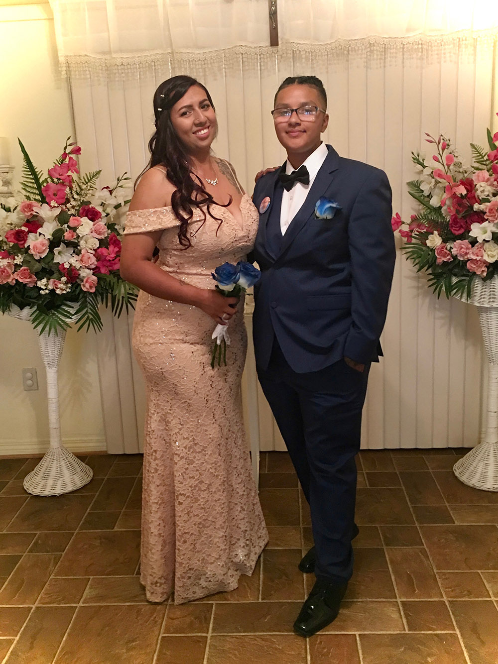 Beautiful commitment ceremony celebration