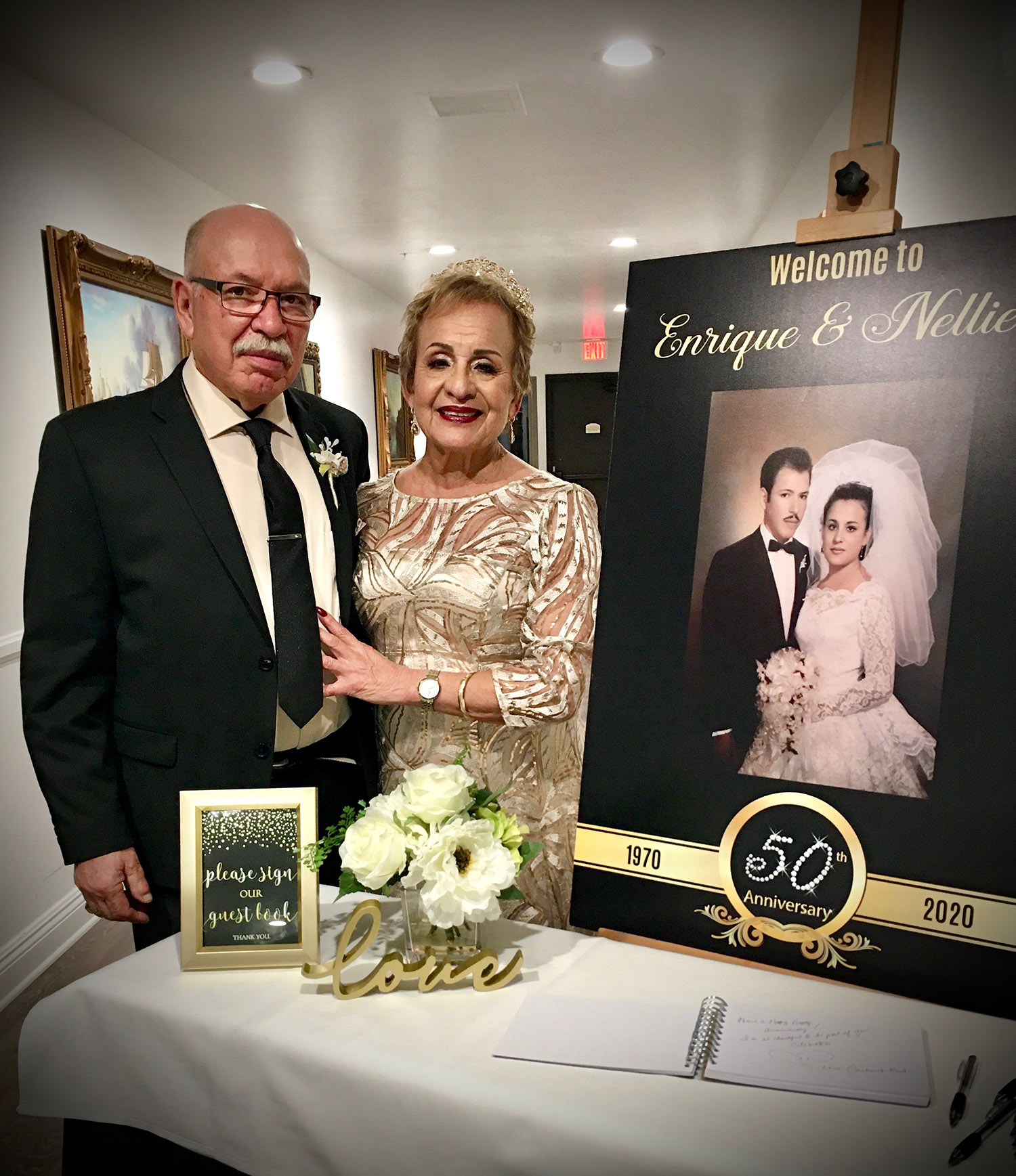 Beautiful vow renewal moment
